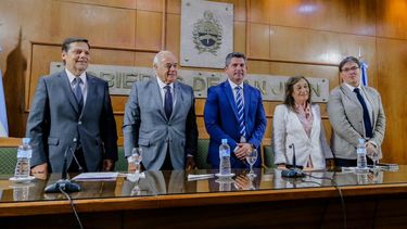Orrego, intendentes y la Corte firmaron un convenio para dar respuesta al sistema de justicia penal juvenil