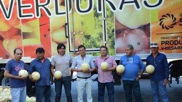 Uva, melón y zapallo sanjuanino al Mercado Central de Buenos Aires