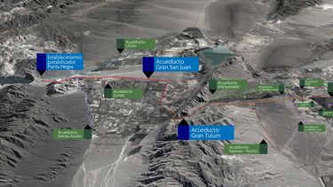 Avanza la obra que promete agua para el San Juan de 1 millón de habitantes