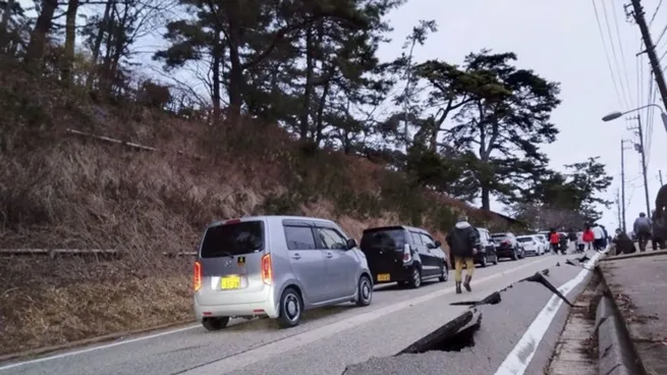 Los impactantes videos del terremoto en Japón