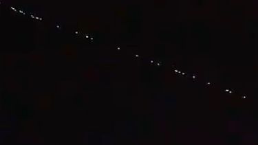 ¿Qué era el trencito de luces que pasó sobre el cielo de San Juan?