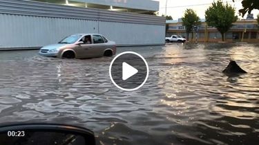 En video: así están las calles y rutas sanjuaninas con la lluvia