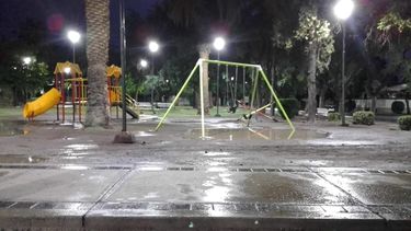 Tormenta feroz: así quedaron las calles sanjuaninas