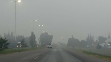 La niebla ganó el paisaje sanjuanino