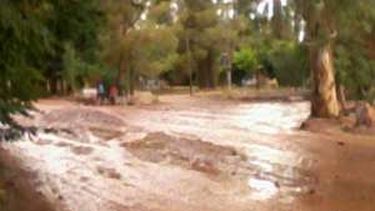 Evalúan las pérdidas en Calingasta por la tormenta, y anuncian obras viales