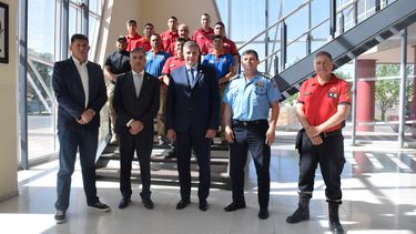 Tras combatir los incendios en Córdoba, la Brigada de Bomberos regresó a San Juan