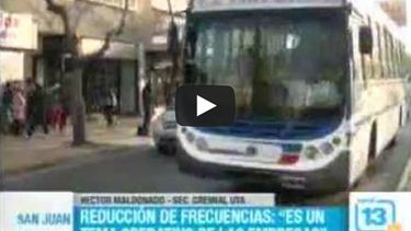 Colectiveros dicen que la reducción de frecuencias es cosa de las empresas