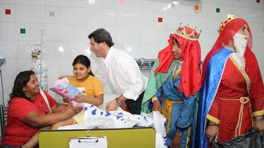 Los Reyes Magos visitaron a los niños
