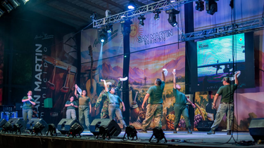 San Martín disfrutó de una nueva noche de las Peñas de la Familia.