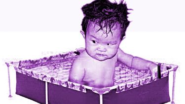 Armaron una pelopincho en el medio de un supermercado