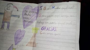 Pura ternura: un pequeño sanjuanino le pidió a Papá Noel un trabajo para su padre sordo