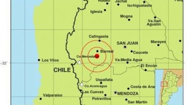 Un temblor de 3,4 grados remeció la provincia