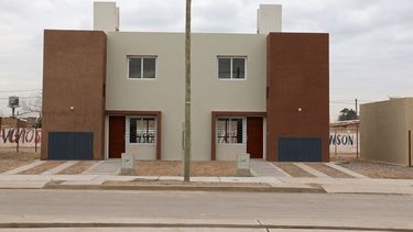 Cómo son los hermosos dúplex de PROCREAR que entregaron en Rawson