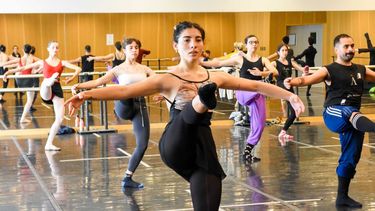 Los bailarines del programa de formación del TB aprenden virtualmente con grandes maestros