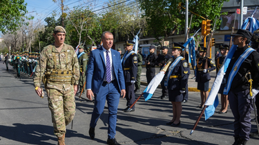 El vicegobernador Fabián Martín encabezó el acto en un nuevo aniversario de la muerte de Domingo Faustino Sarmiento.