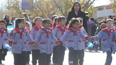 Pocito celebró a la bandera