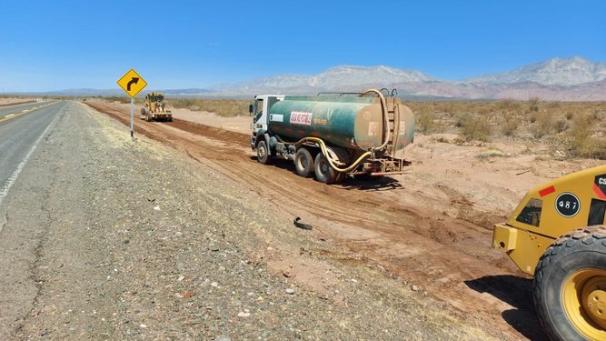 Ruta 40: arreglan uno de los tramos más peligrosos y dañados