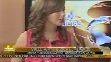 La candidata a reina por Valle Fértil visitó Telesol