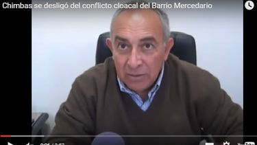Chimbas se desligó del conflicto cloacal del Barrio Mercedario
