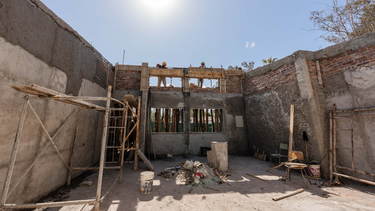 En detalle, el avance de obra en tres escuelas de Jáchal.