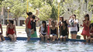 Las mujeres coparon parques y plazas