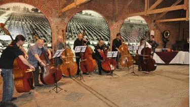 Contrabajos: Cierre del Encuentro, al aire libre