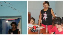 Tiene 6 hijas, la casa se le cae encima y no sabe a dónde ir