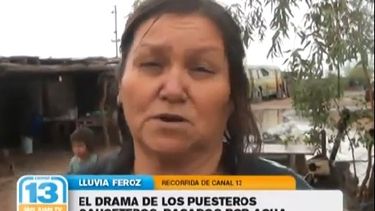 Puesteros: La desgracia de ser pobre bajo la lluvia