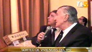 Gioja no se privó de decir un número ganador desde la Caja