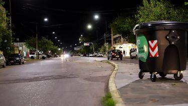 Totalmente iluminada: mirá cómo quedó una de las calles más usadas por los sanjuaninos