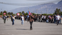 Suspenden la feria minera por el Zonda, pero el acto de apertura sigue en pie Suspenden la feria minera por el Zonda, pero el acto de apertura sigue en pie