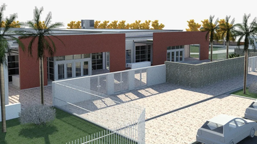 El nuevo hospital Rizo Esparza lucirá un aspecto moderno y acorde la geografía de Angaco.&nbsp;