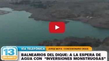 Balnearios esperan agua y prometen gran inversión