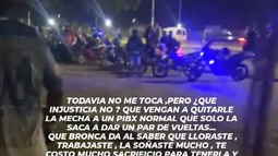 No somos delincuentes: la bronca de grupos de moteros tras el operativo policial en Pocito No somos delincuentes: la bronca de grupos de moteros tras el operativo policial en Pocito
