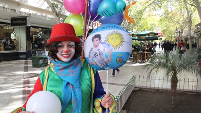 En San Juan, tibio ambiente mundialista