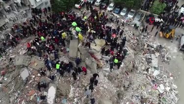 Impactantes imágenes ha dejado el terremoto en la frontera entre Turquía y Siria.