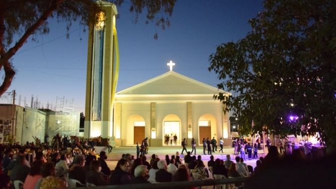 Las imágenes del restaurado Templo de Jáchal