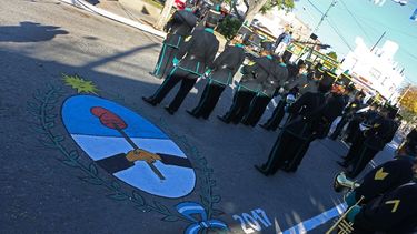 Todo listo para el comienzo del tradicional desfile