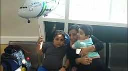 Jeremías, realiza su tratamiento en el Garraham mientras canta y espera a Tévez