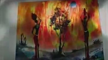 El arte en cuadros de un trotamundos en la Peatonal