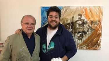 Carlos Gómez Centurión junto a su yerno, Darío Barassi.&nbsp;