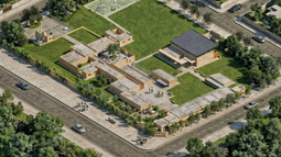Así se verá la Escuela Domingo French renovada, según el proyecto oficial. Así se verá la Escuela Domingo French renovada, según el proyecto oficial.