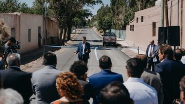 Tres localidades de Iglesia estrenaron pavimento