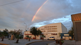 Un doble arcoiris se apreció en el cielo sanjuanino este miércoles por la mañana. Un doble arcoiris se apreció en el cielo sanjuanino este miércoles por la mañana.