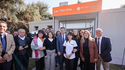 En Albardón, Orrego inauguró un renovado centro de salud y anunció más obras sanitarias para San Juan