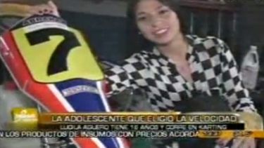 La piloto de karting sanjuanina busca apoyo para cumplir su sueño