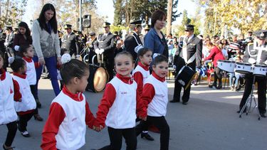 Mirá todo el color del multitudinario desfile de Albardón