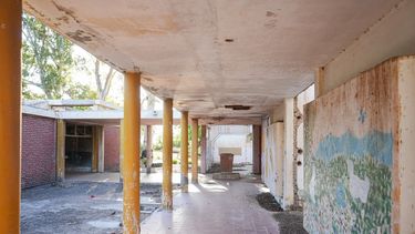 Los pasillos de la escuela. Foto: Leandro Porcel. Los pasillos de la escuela. Foto: Leandro Porcel.