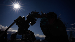 A miles de metros sobre el nivel del mar, así se vivió el eclipse anular solar en Barreal