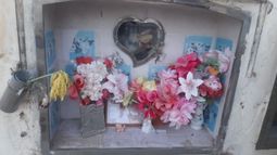 Profanaron 70 nichos en Sarmiento. Imagen gentileza Canal 13 San Juan&nbsp;